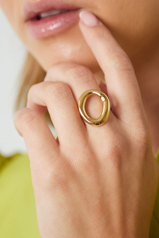 bold circle ring