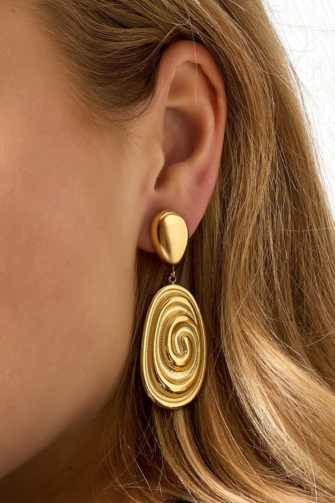 Stainless Steel Drop Earrings irregular shape Casual Daily Simple Series Women's jewelry