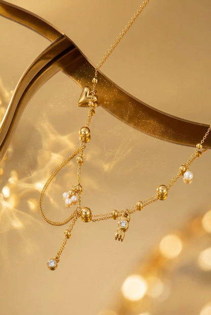 connected love necklace