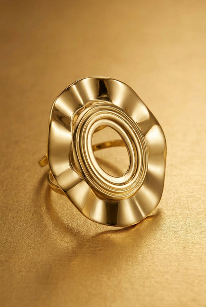 Stainless Steel Minimalist Rings Irregular Shape Simple Daily Simple Series Women's jewelry