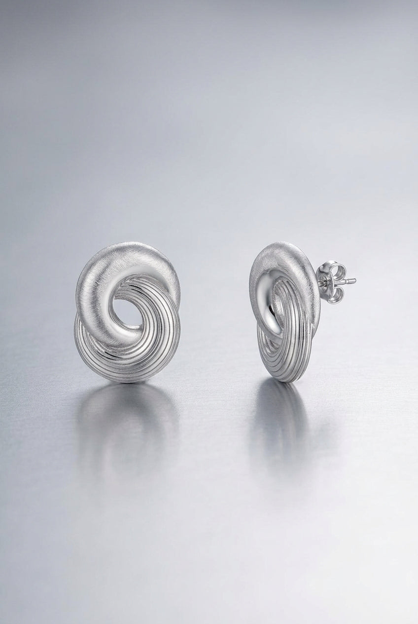 infinity twist earrings