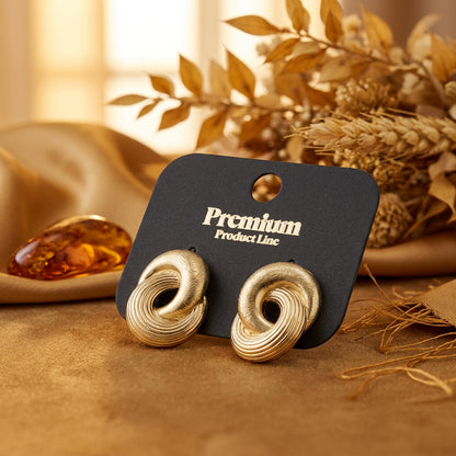 infinity twist earrings