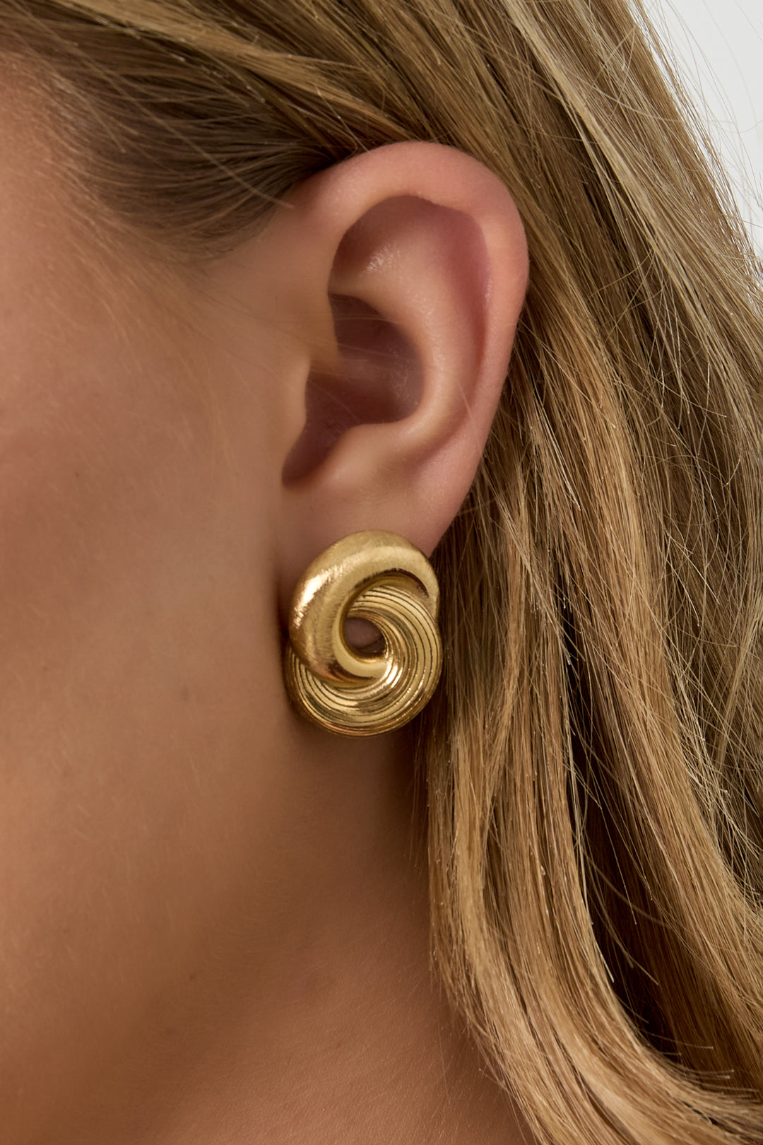 infinity twist earrings