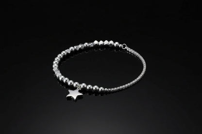 Lot de 6 Bracelets Femme Argent 925 Strass - Charme Ciel Étoilé Coréen Luxe