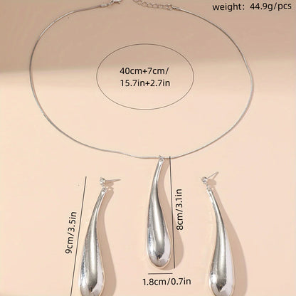 Ensemble Feng Shui Strass - Collier et Boucles d'Oreilles