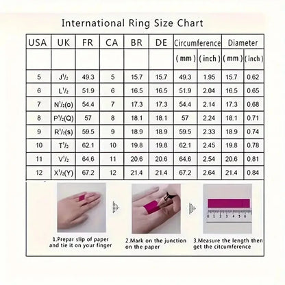 A Three-Ring Stacked Paper Clip Ring, Copper Imitation Faded, Fashionable And Simple For Women To Wear