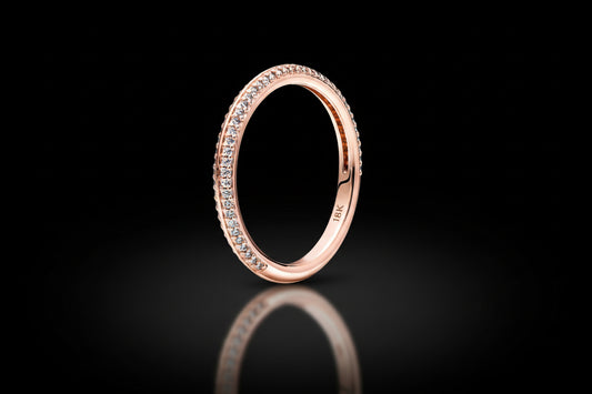 Bague Argent 925 Pavé Triple-Rang Coloré - Élégance Intemporelle