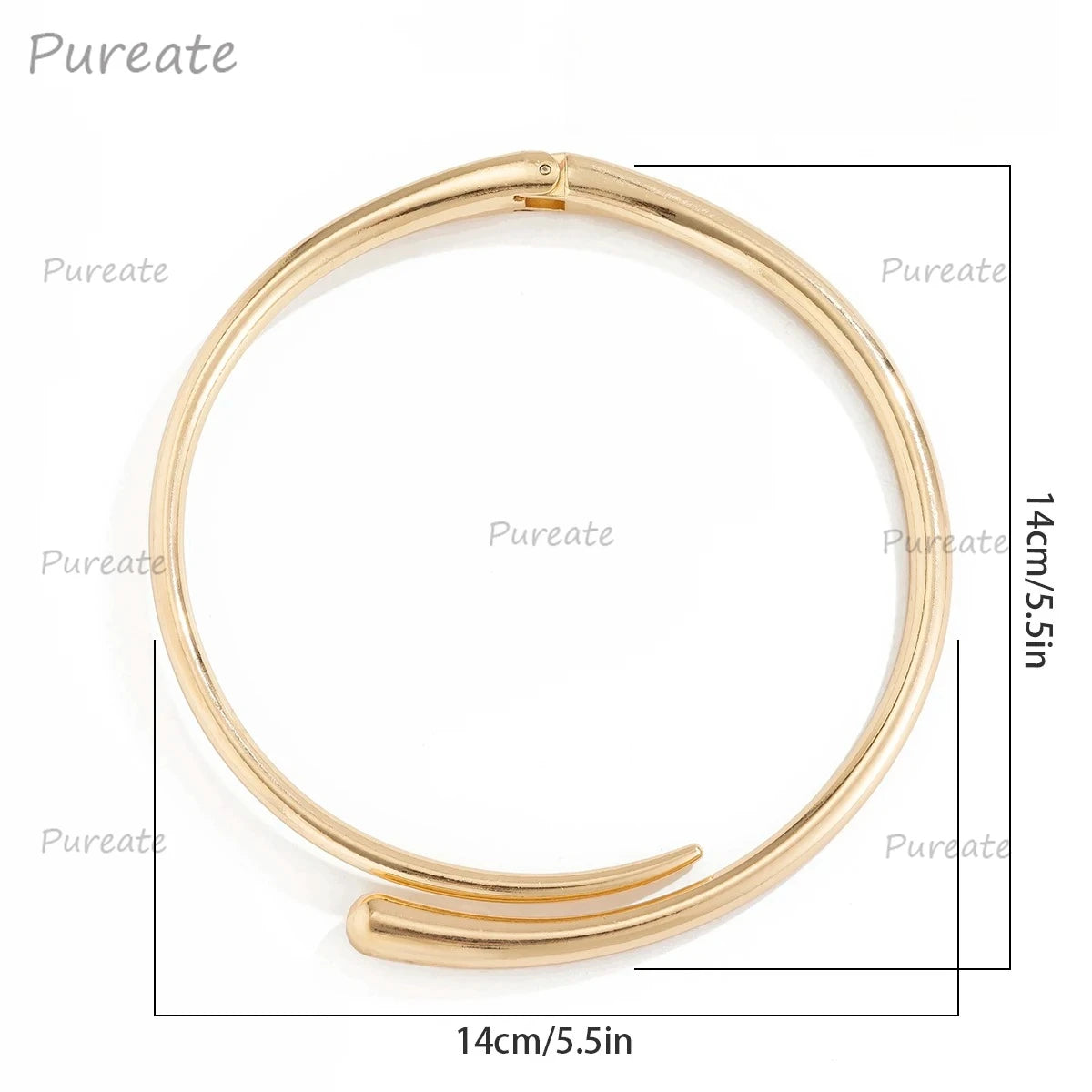Collier Ras-du-Cou Doré – Style Vintage