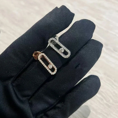 Boucles d'Oreilles MOVE Argent S925 - Accessoire Luxe Femme