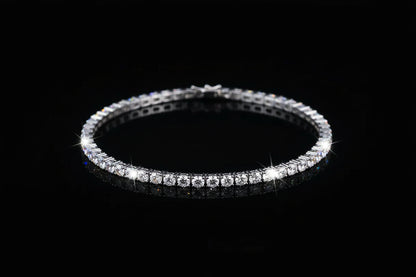 Lot de 6 Bracelets Femme Argent 925 Strass - Charme Ciel Étoilé Coréen Luxe