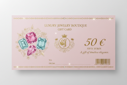 Carte Cadeau 50 € - Saphyra Joaillerie
