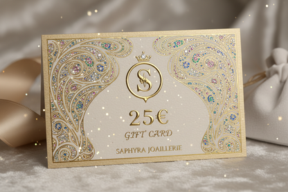 Carte Cadeau Saphyra - 25€ saphyra joaillerie